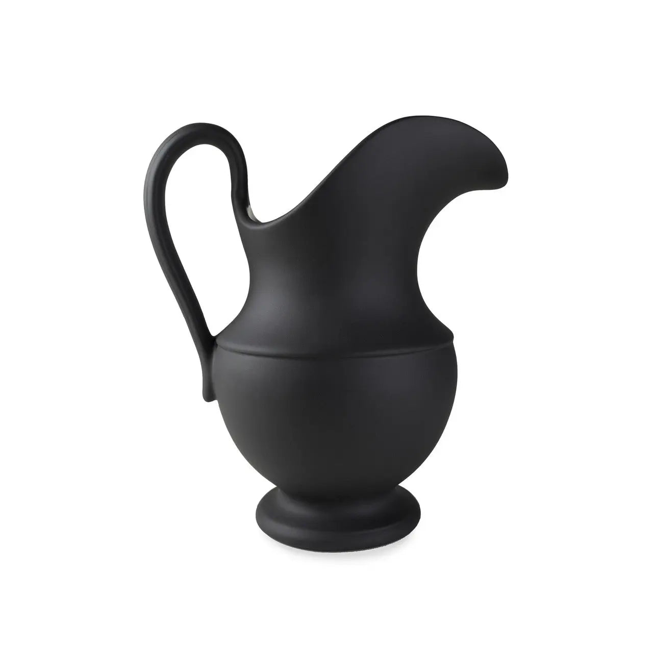 Stoneware Aviary PItchers in Matte Black Home Smith