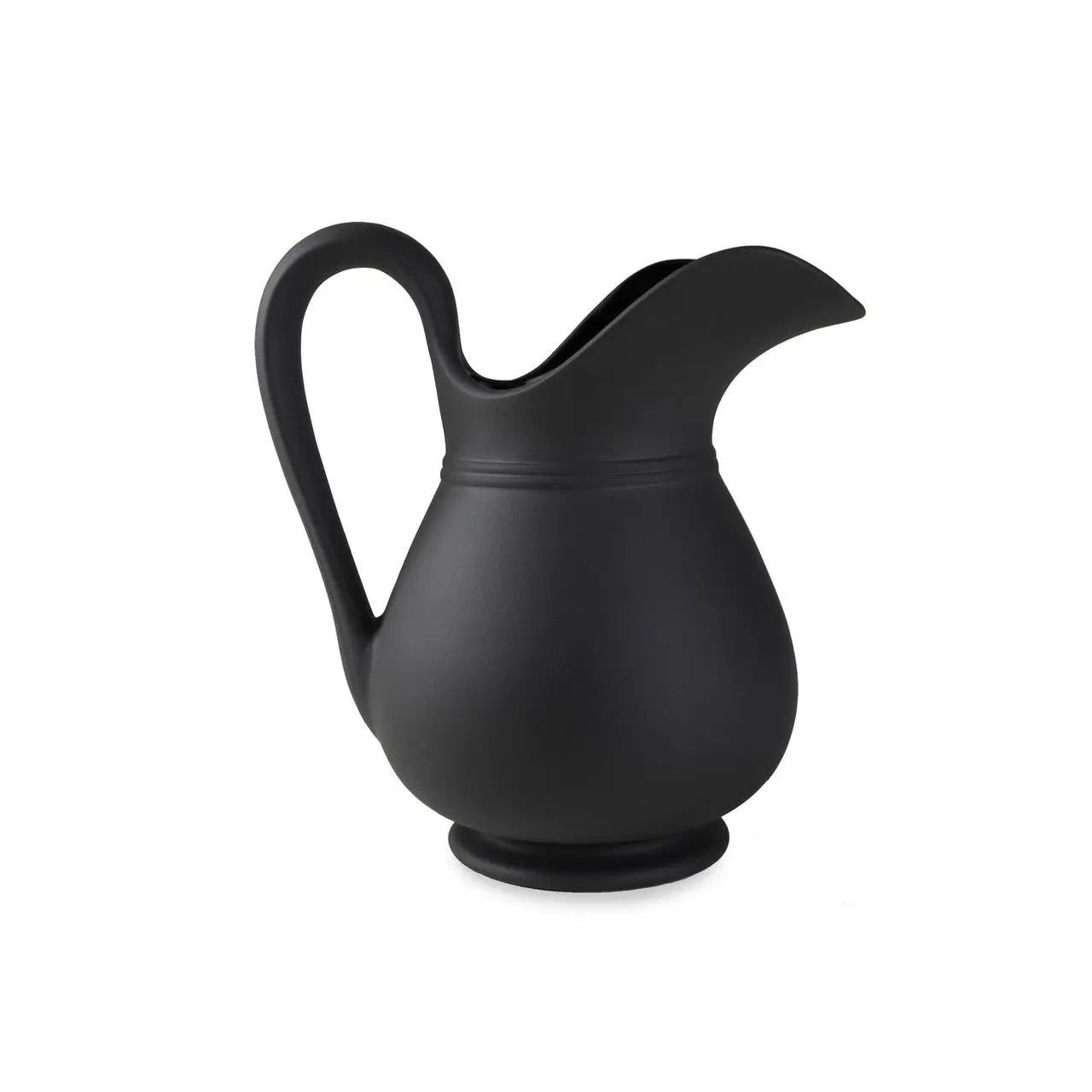 Stoneware Aviary PItchers in Matte Black Home Smith