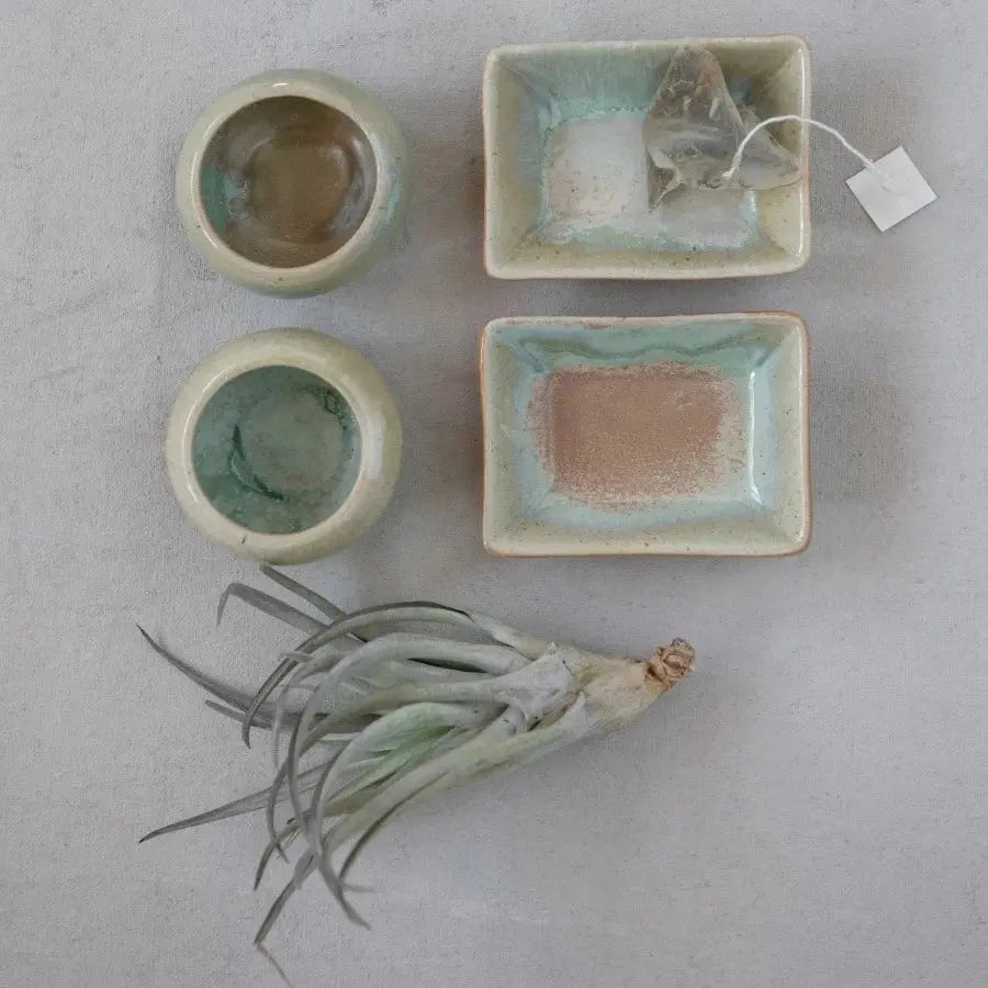 Stoneware Dish with Opal Glaze - Home Smith