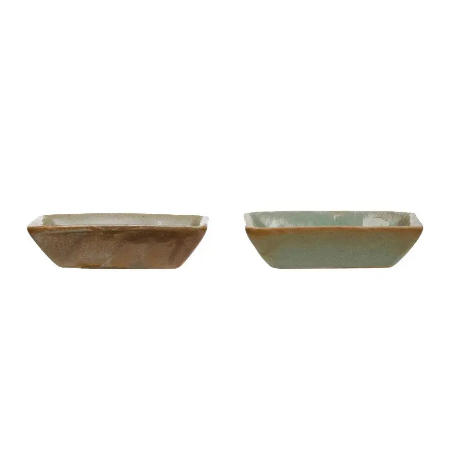 Stoneware Dish with Opal Glaze - Home Smith
