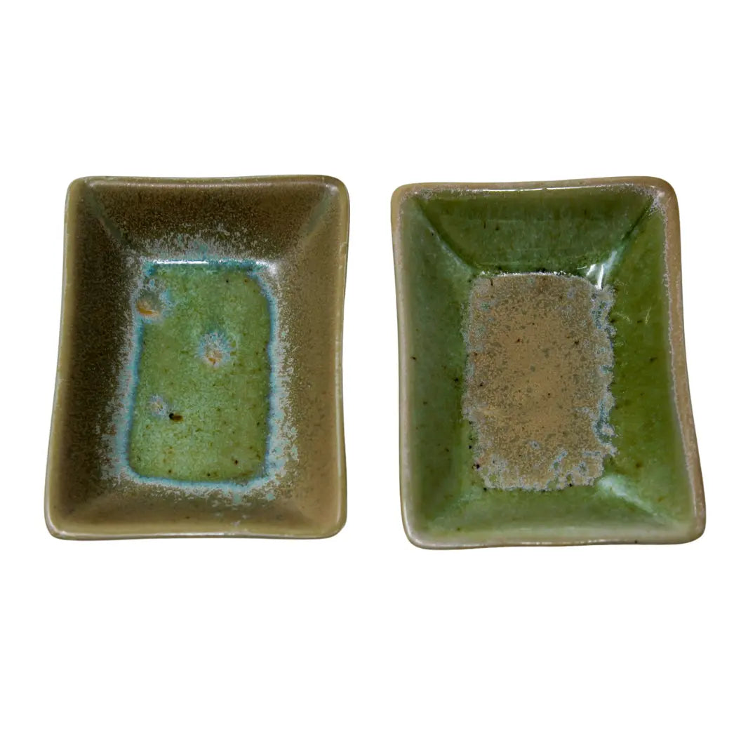 Home Smith Stoneware Dish with Opal Glaze Creative Co-Op Bowls