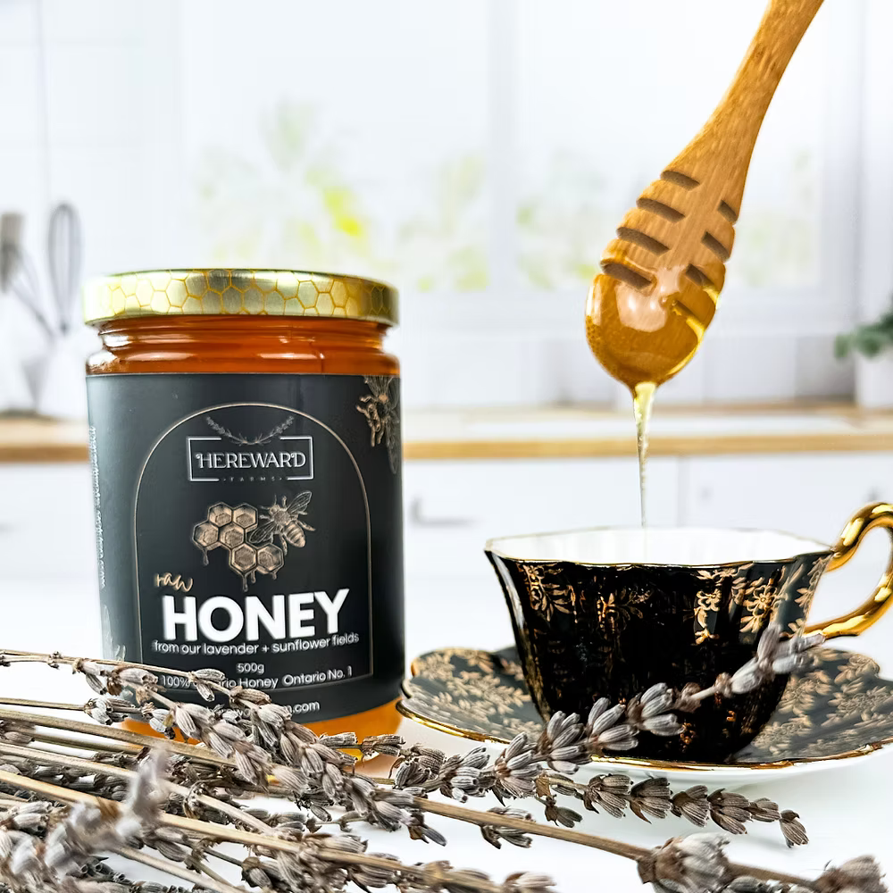 Sunflower and Lavender from Hereward Farms Honey at Home Smith