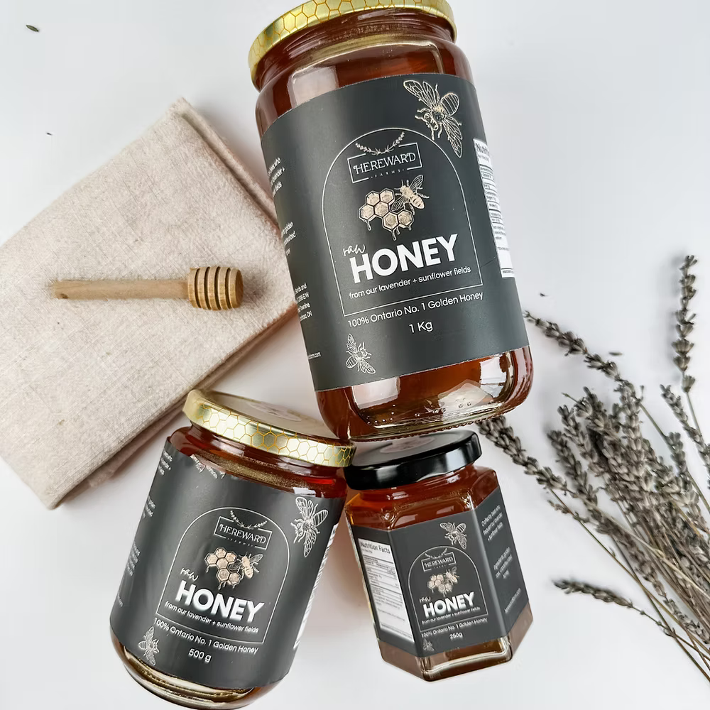 Sunflower and Lavender from Hereward Farms Honey at Home Smith
