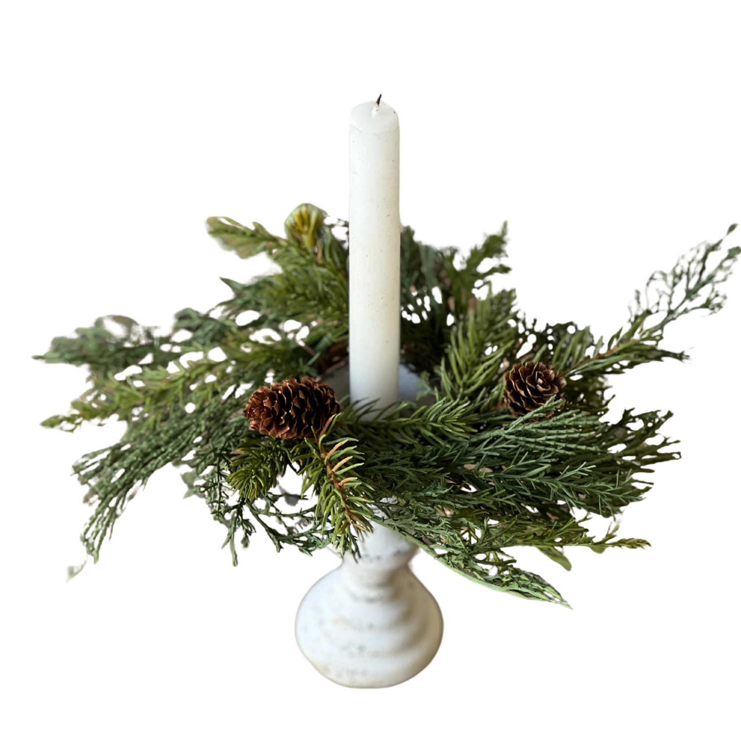 Telluride Spruce Candle Ring at Home Smith