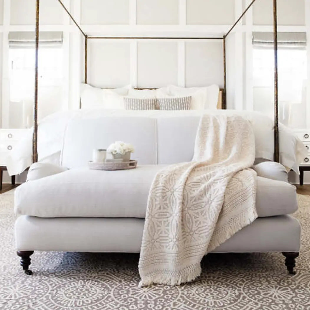Temple Micro Hook Rug in Taupe - Home Smith