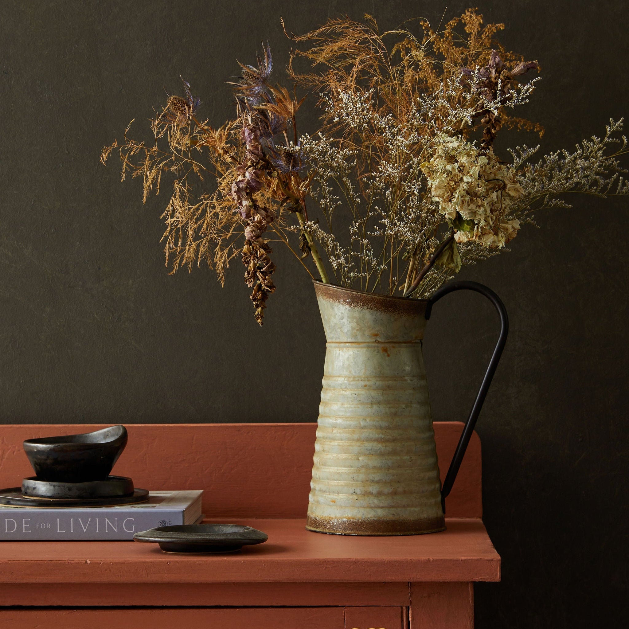 Alchemy Limestone and Chalk Furniture Paint by Fusion in Terracotta at Home Smith