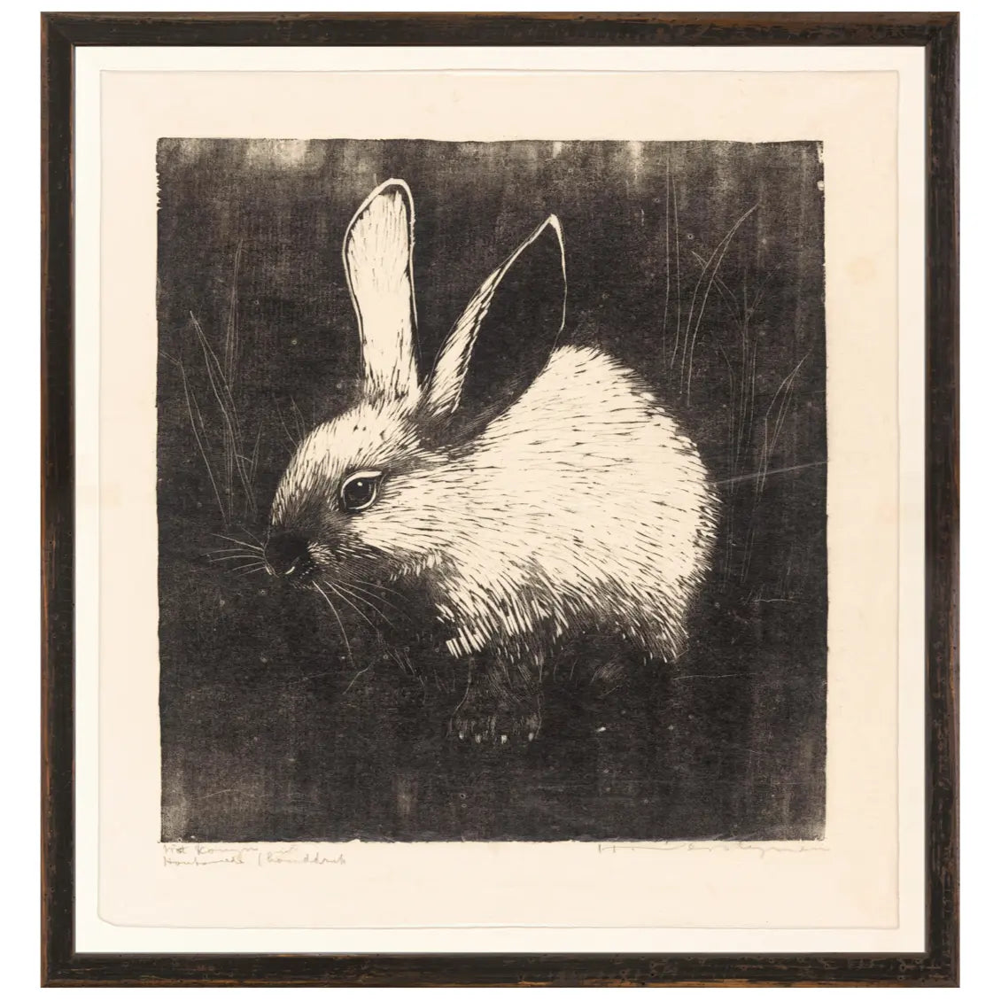 Home Smith The Rabbit c. 1907 Framed Print Celadon Art