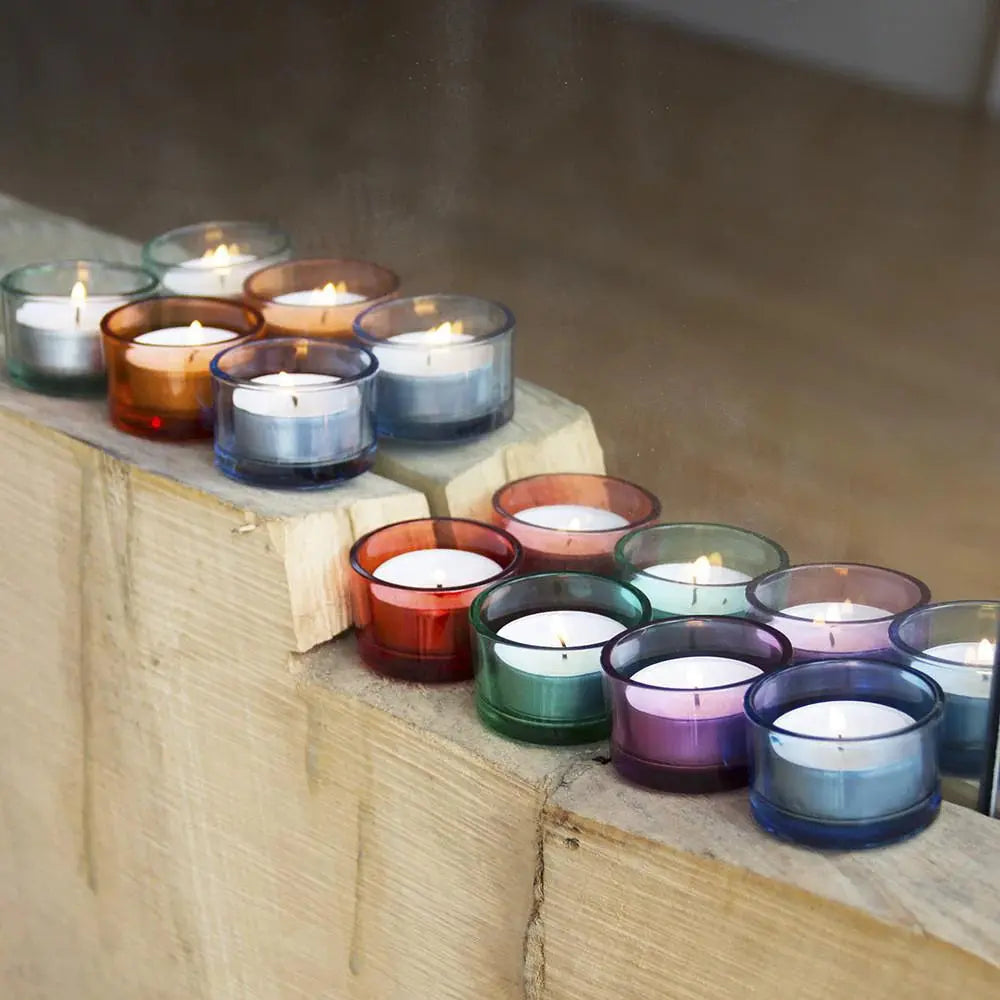 Translucent Coloured Tealight Holders - Home Smith