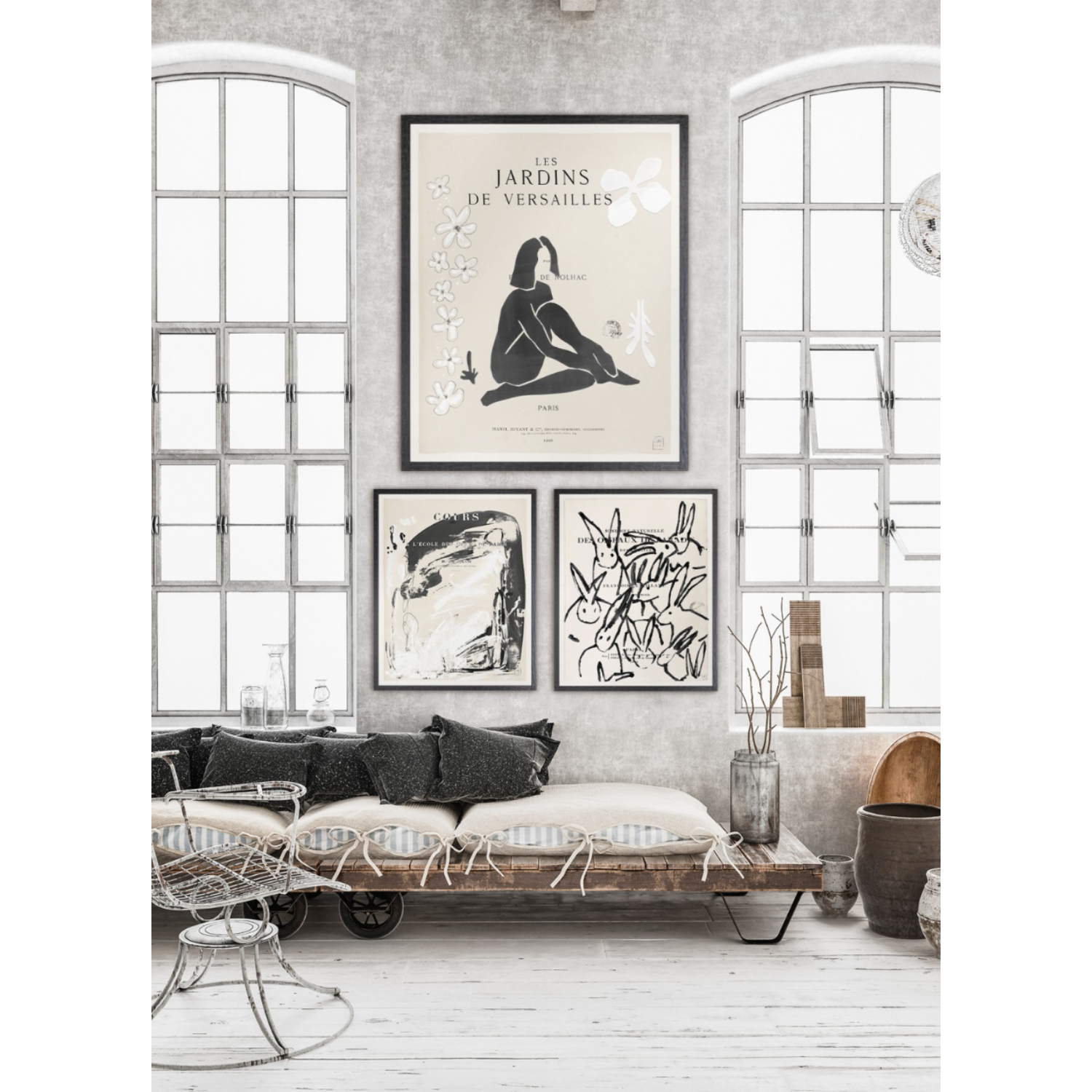 Parisienne Page VII in Black and White at Home Smith