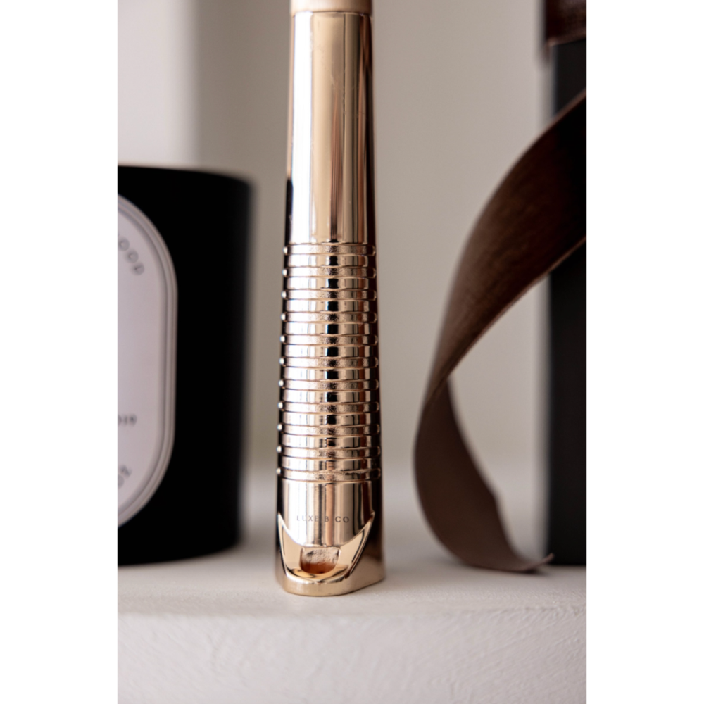 Luxe USB Electric Lighter in Gold at Home Smith