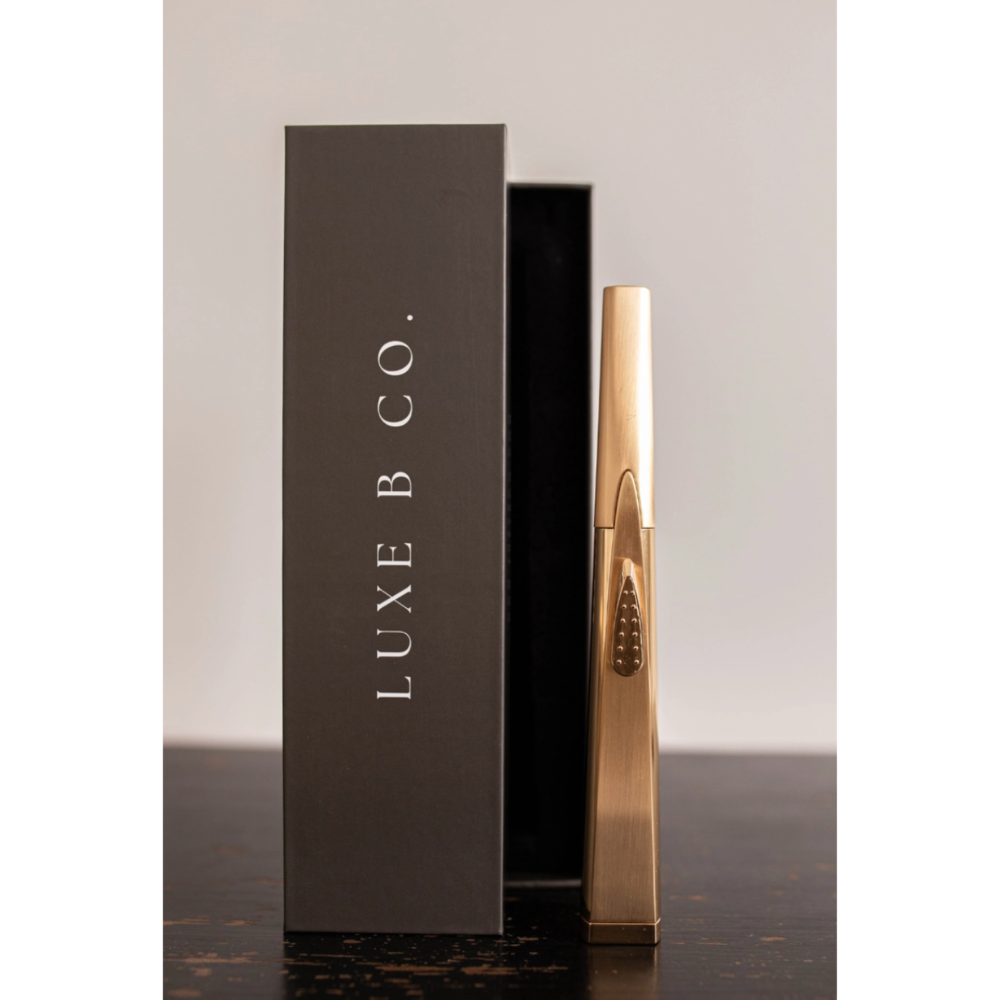 Luxe USB Electric Lighter in Gold at Home Smith