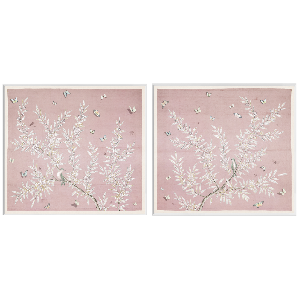 Spring Time Chinoiserie Panel I and II at Home Smith