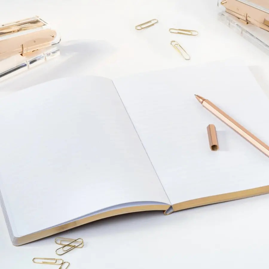 Vegan Leather Journal in Black - Home Smith