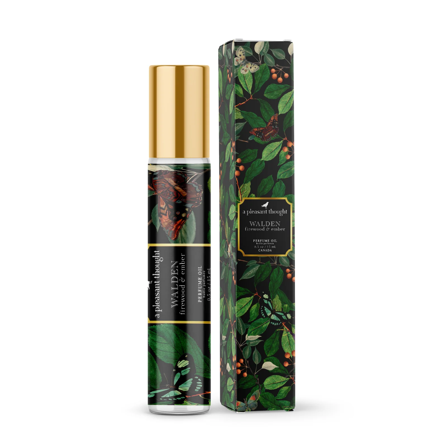 Walden Firewood and Ember Perfume Oil at Home Smith
