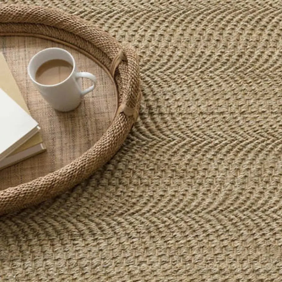 Wave Natural Woven Sisal Rug - Home Smith