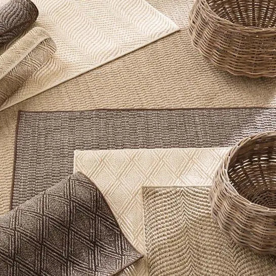Wave Natural Woven Sisal Rug - Home Smith
