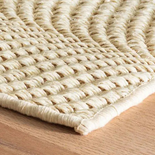 Wave Sand Woven Sisal Rug - Home Smith