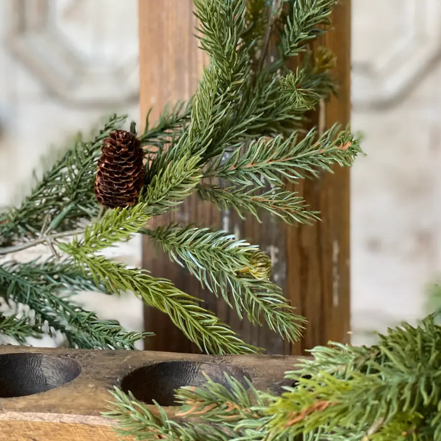 White Spruce Garland with Petite Cones - Home Smith