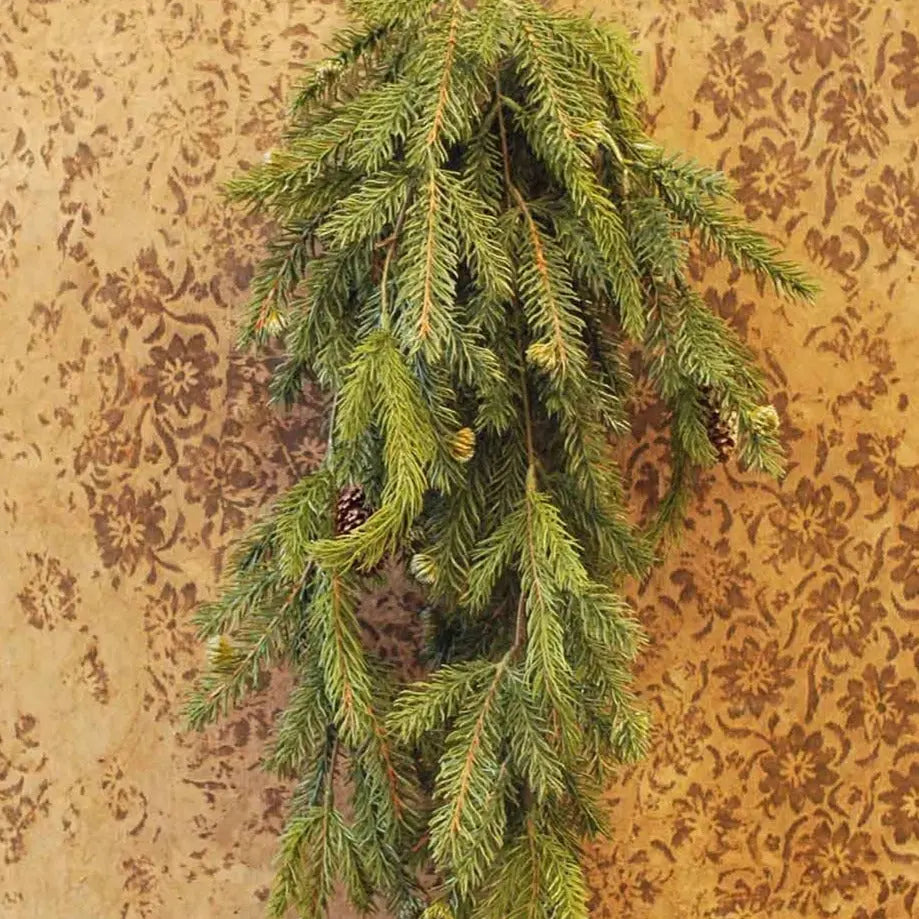 White Spruce Swag with Petite Cones - Home Smith