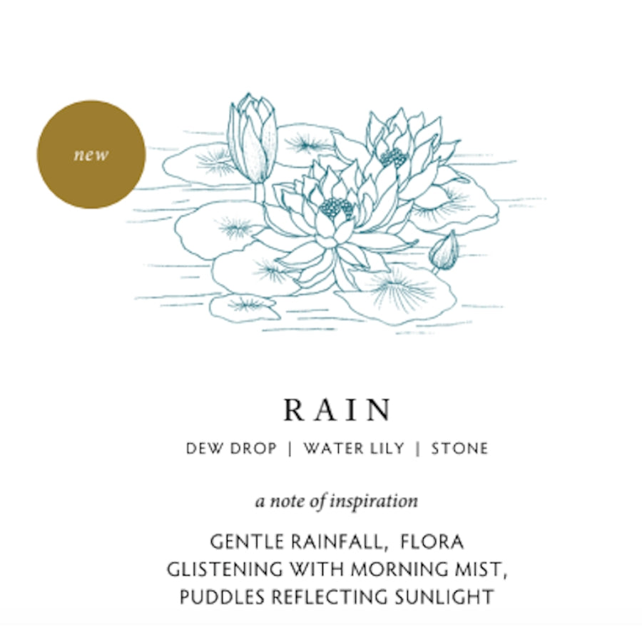 Linnea Scented Candle in Rain Inspiration at Home Smith