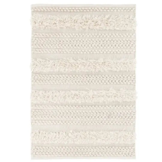 Zhara Stripe Ivory Rug - Home Smith