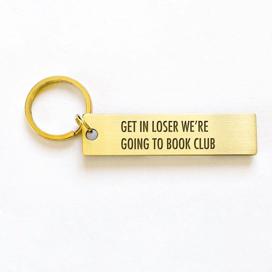 Book Club Key Tag