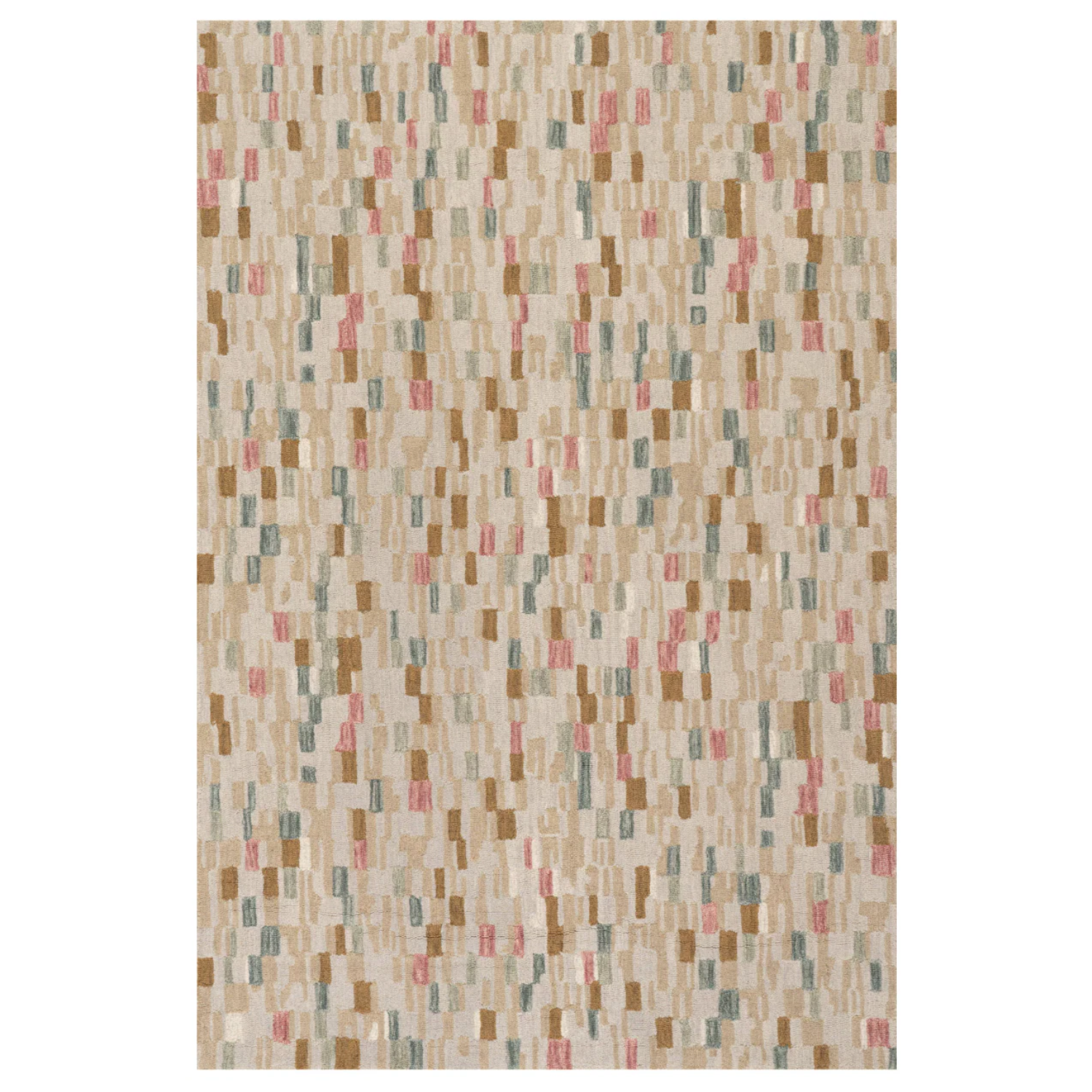 Tapis en laine tissée Kota Indigo