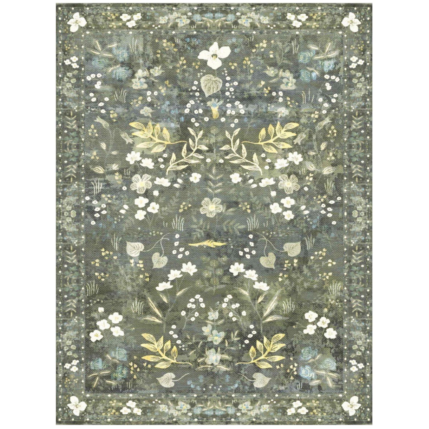 Adama Moonflower Vinyl Rug