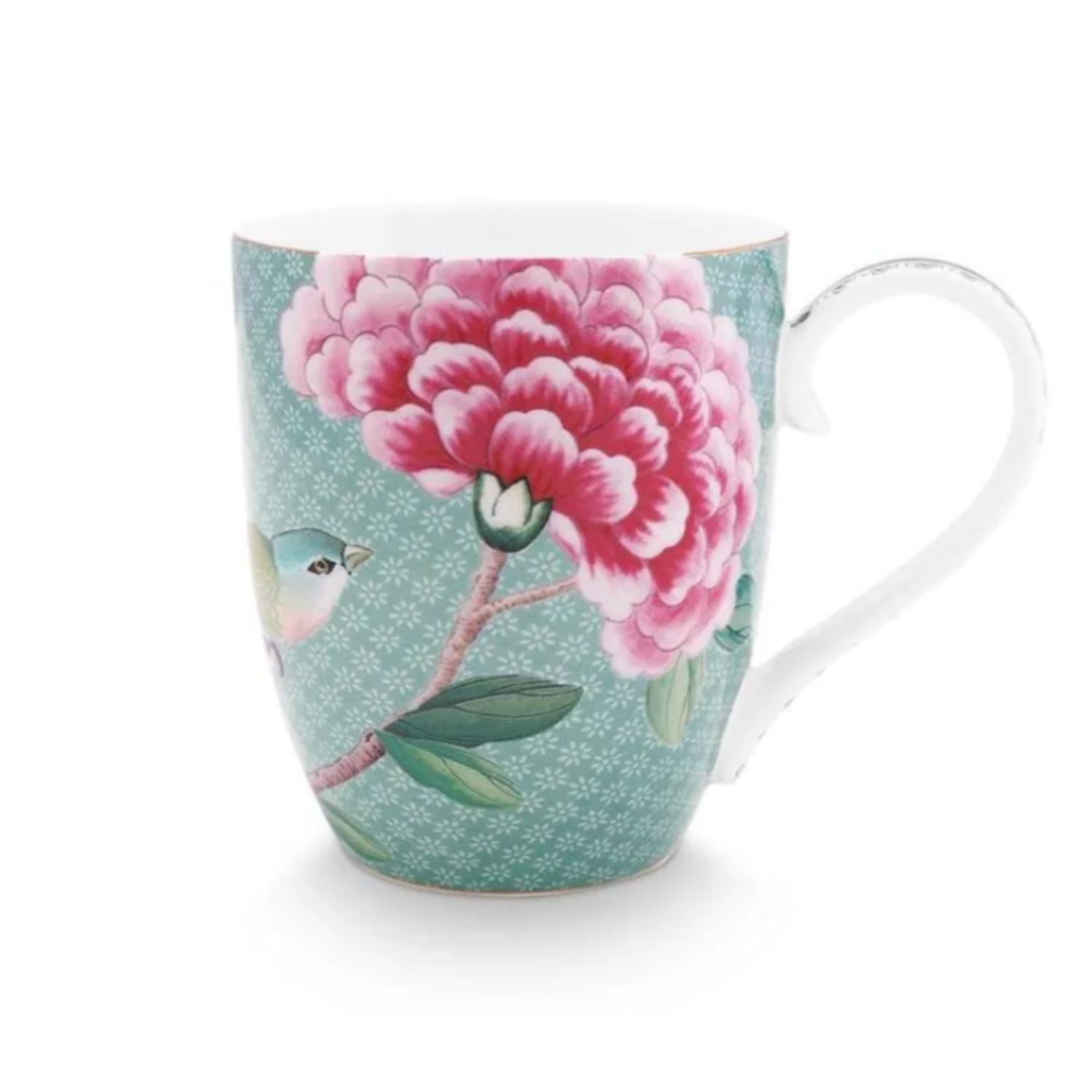 Pip Studio's Blushing Birds Mug XL in Blue at Home Smith
