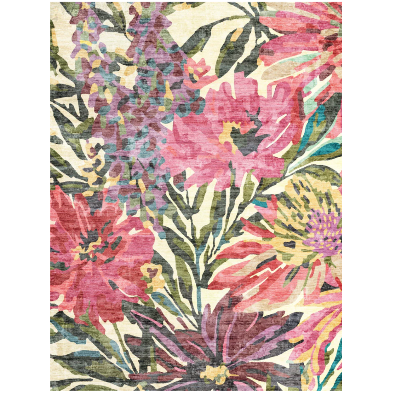 Adama Camellia Vinyl Rug