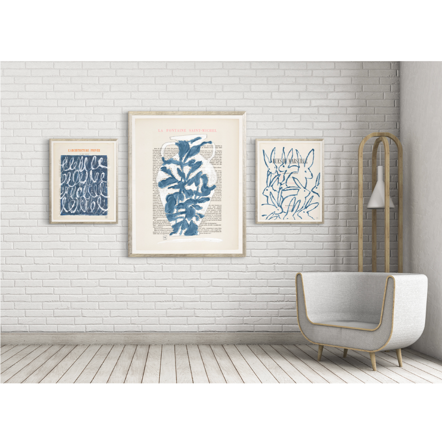 Parisienne Page X Framed Art Print