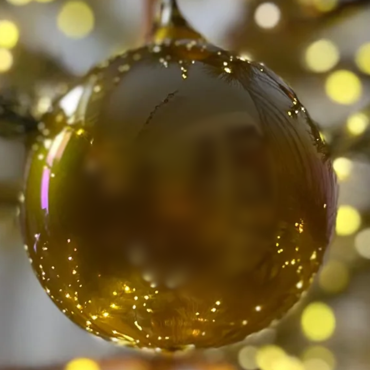 Jim Marvin Ornements en verre perlé en flocons d'avoine