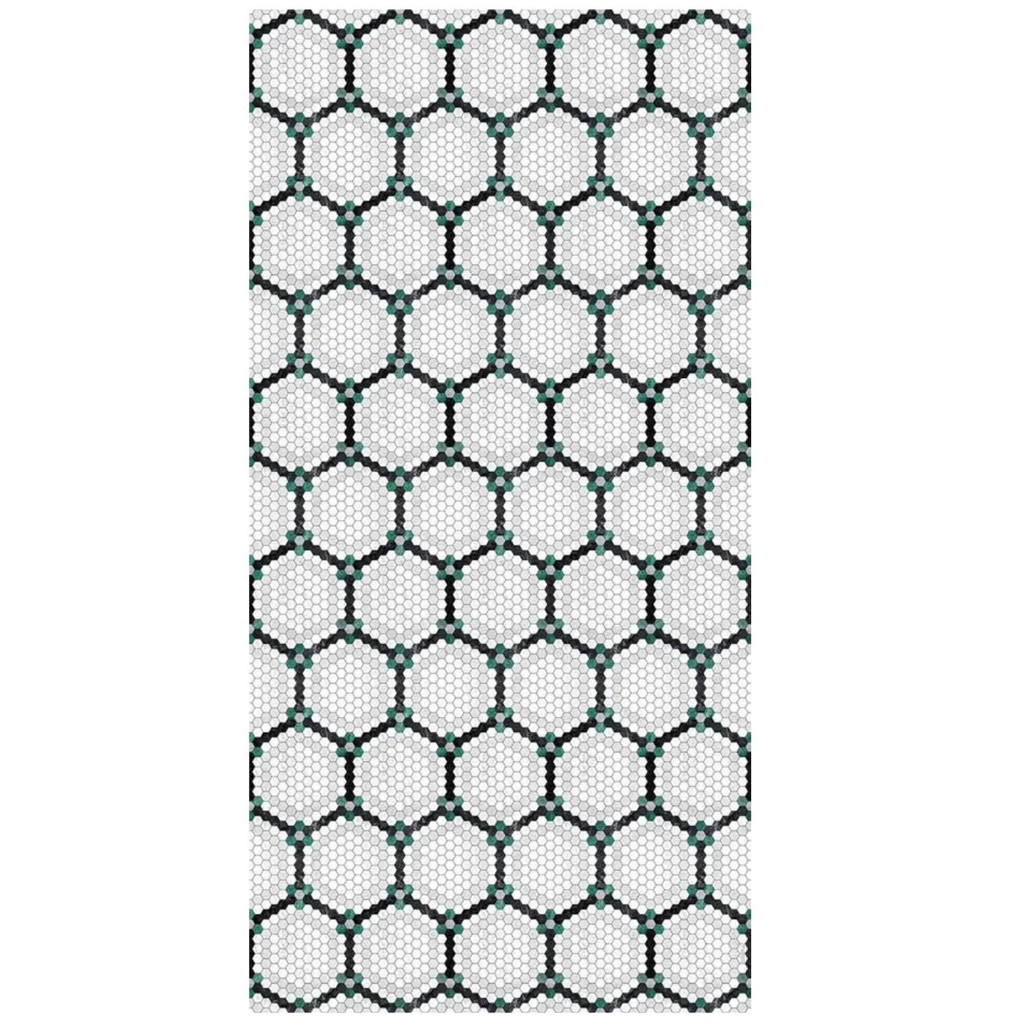 Adama Herritage Vinyl Rug in Grey