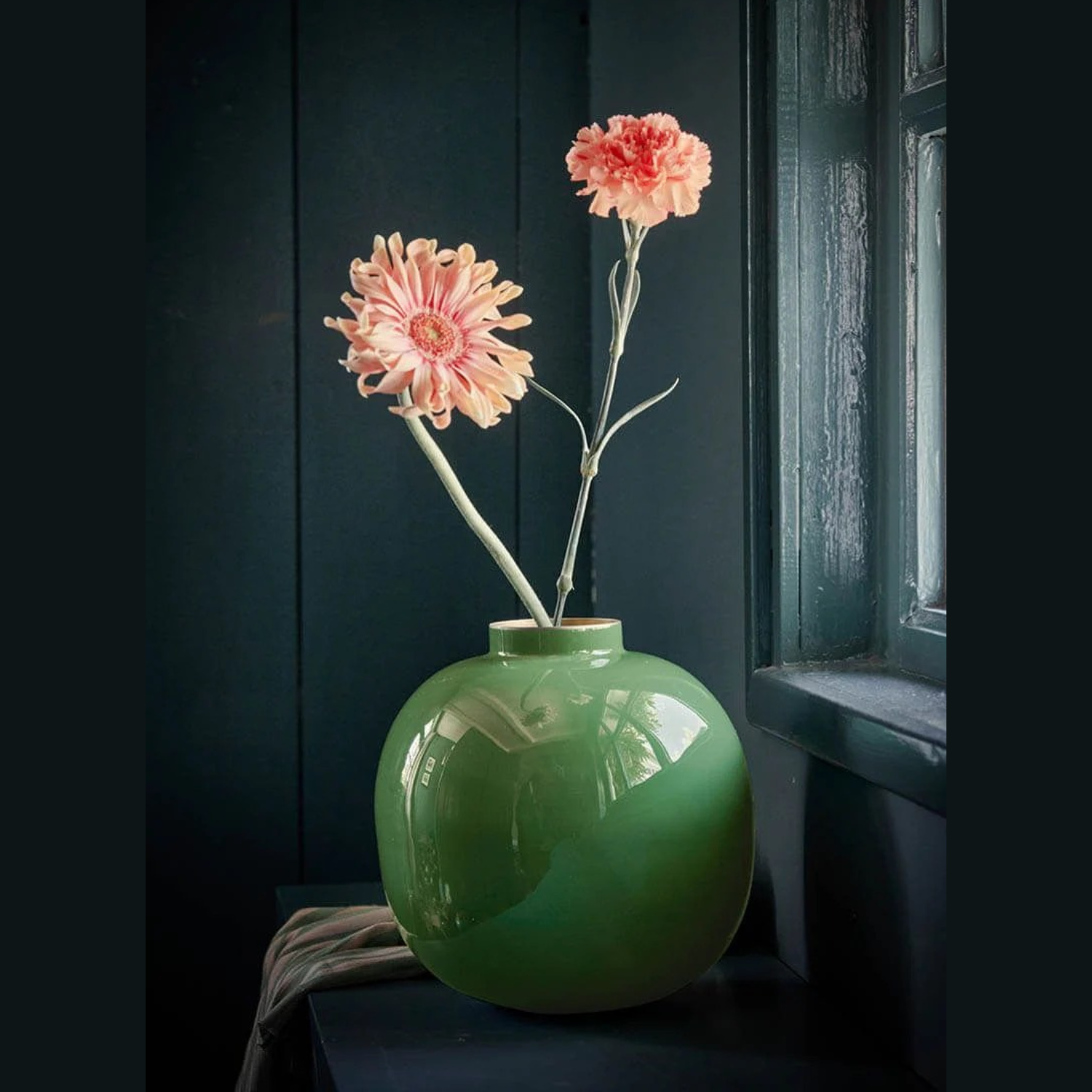 Small Green Pip Studio Vase