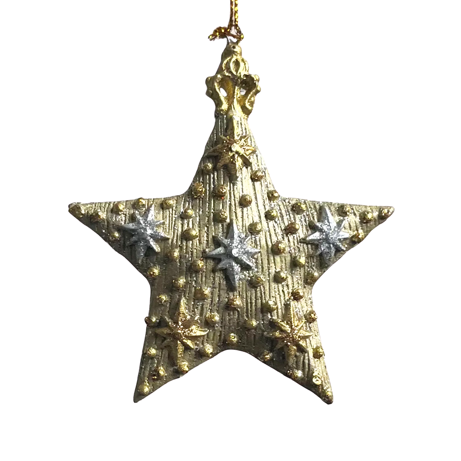 Crowning Star Holiday Ornament in Rosemist
