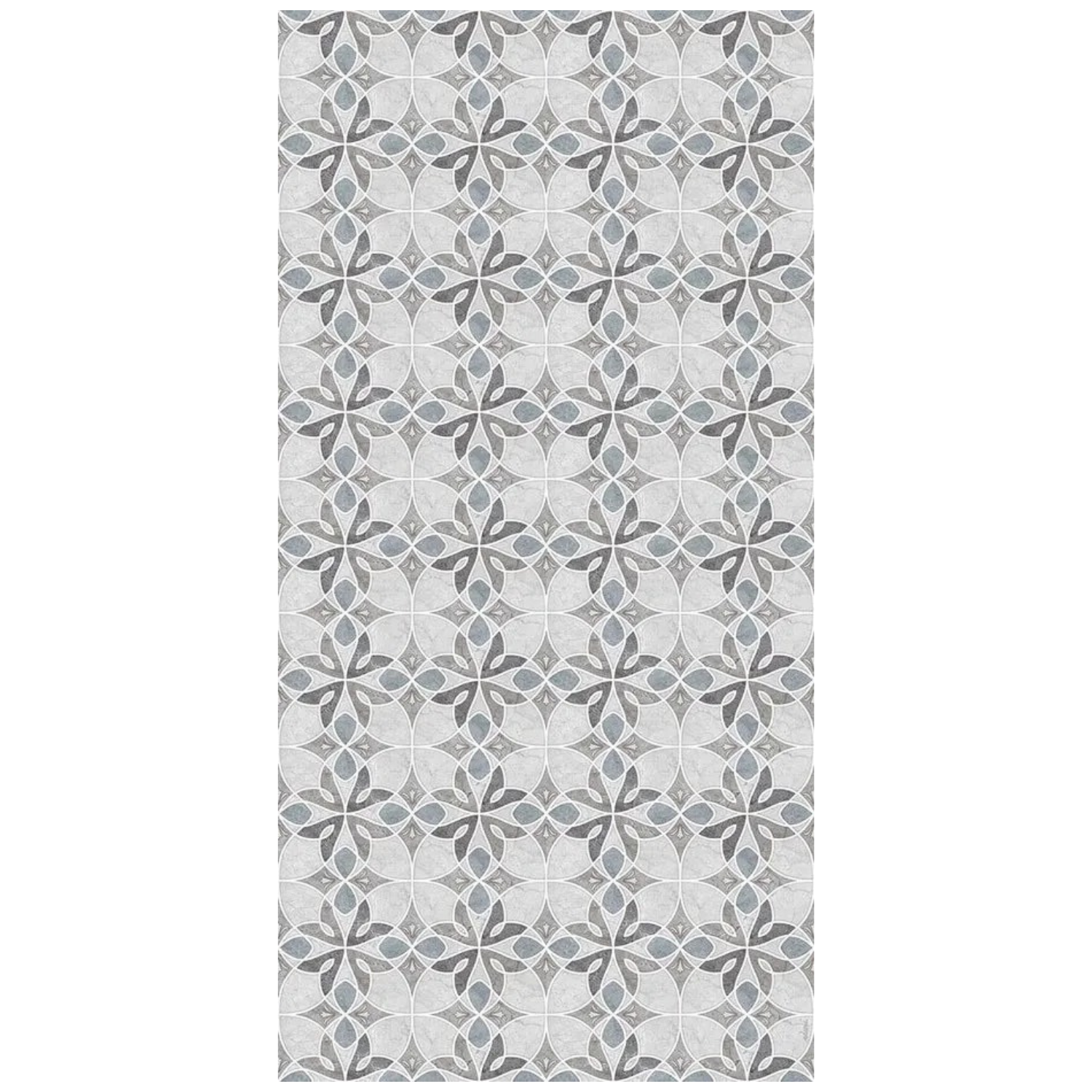 Adama Piedra Vinyl Rug in Grey