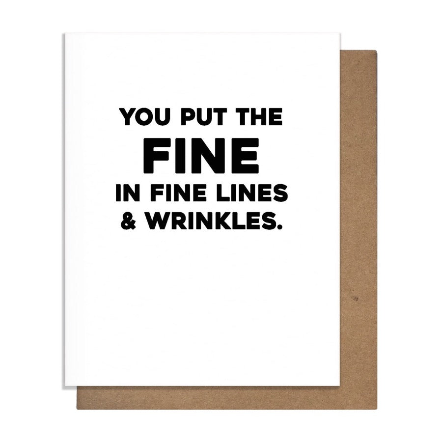 Fine Lines Birthday Card at Home Smith