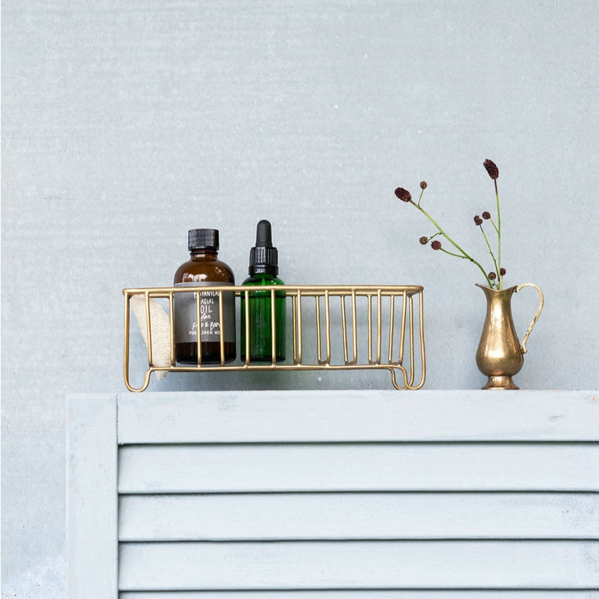 Fog Linen Work Brass Basket at Home 
Smith 