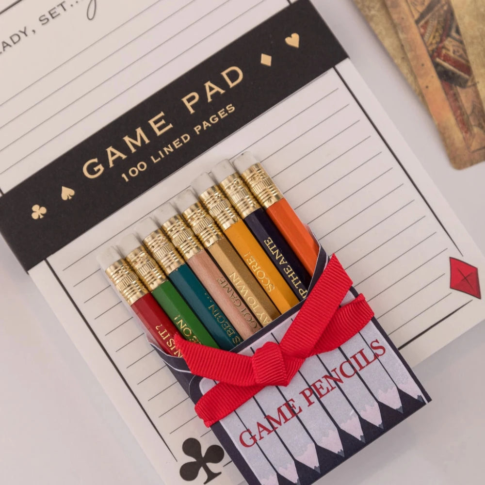 Game Pad and Pencils Set at Home Smith