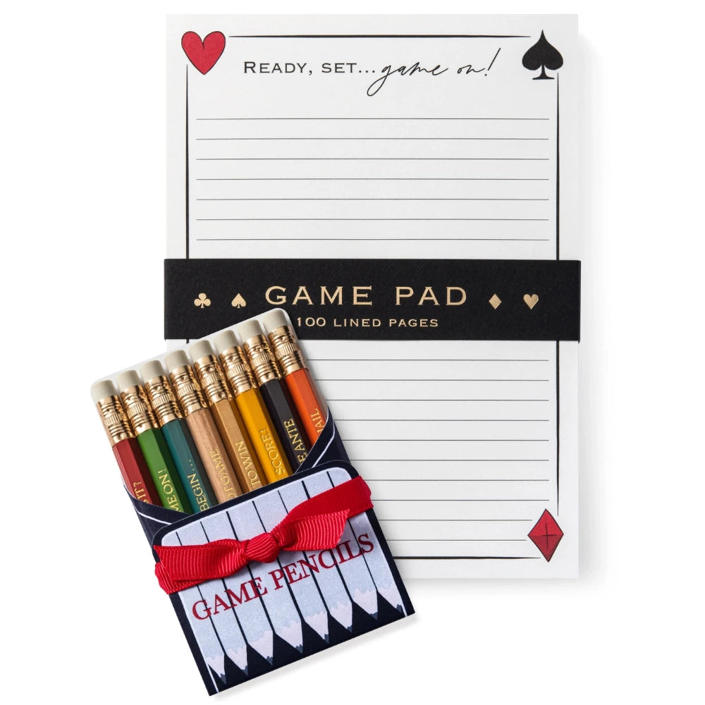 Game Pad and Pencils Set at Home Smith