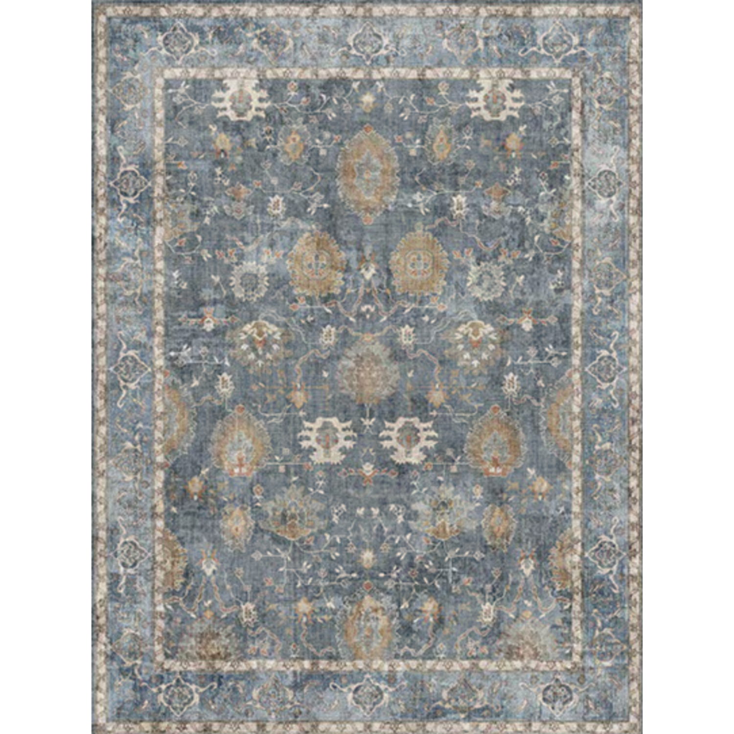 Adama Avani Rug in Blue at Home Smith