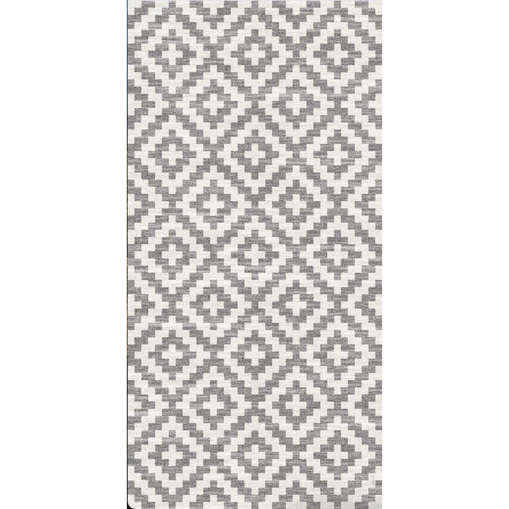 Adama Game in Grey Vinyl Rug at Home Smith