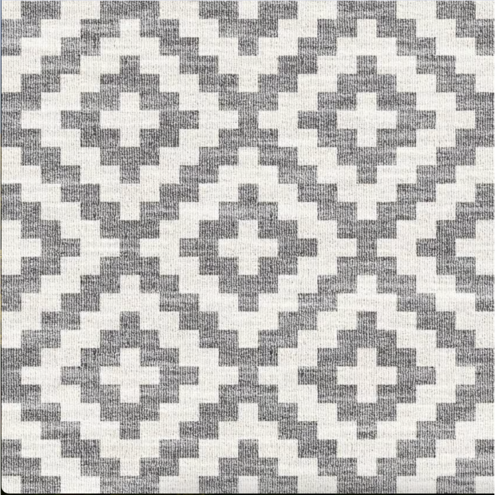 Adama Game in Grey Vinyl Rug at Home Smith
