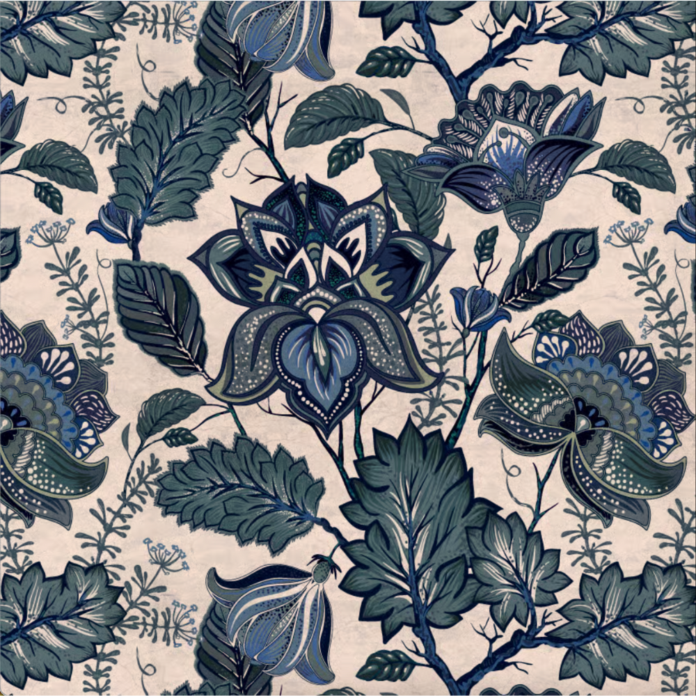 Adama Jacobean Vinyl Rug at Home Smith