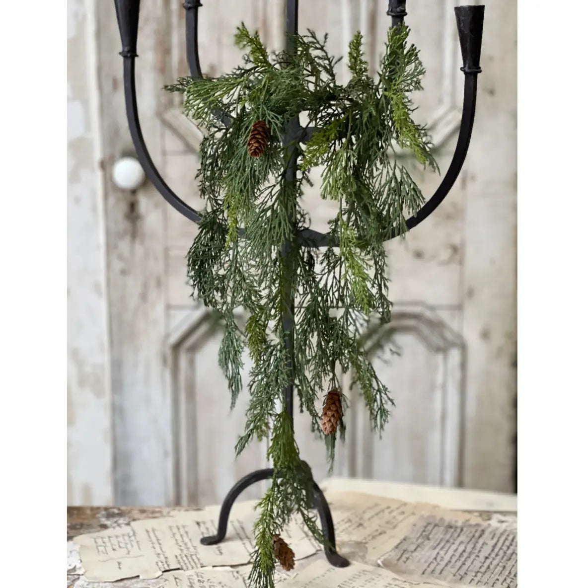 Home Smith Advent Greens Hanging Lancaster Home Holiday Garlands, Hangings & Swags