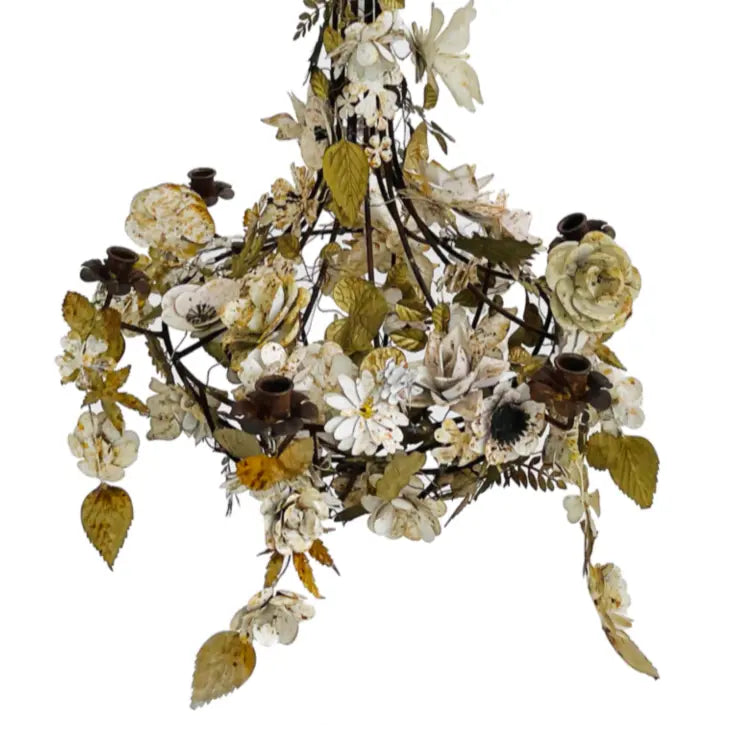 Aged Metal Hanging Candelabra - Home Smith