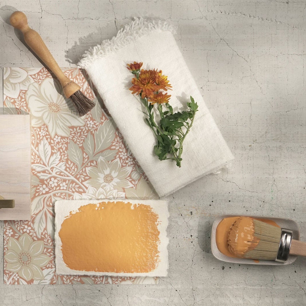 Alchemy Limestone and Chalk Furniture Paint by Fusion in Marigold at Home Smith