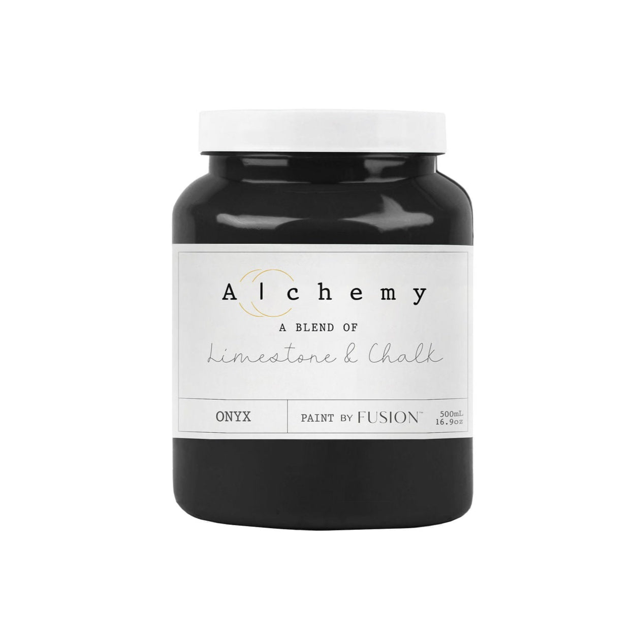 Alchemy limestone and chalk furniture paint by Fusion in Onyx at Home Smith