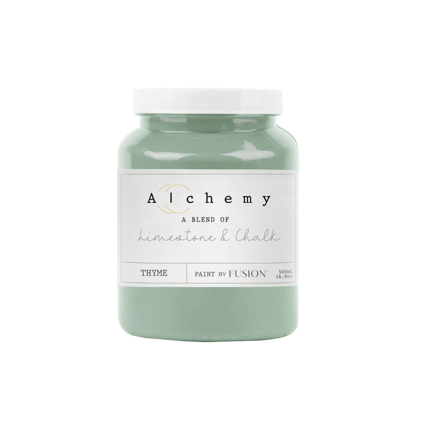 Alchemy Limestone and Chalk Furniture Paint by Fusion in Thyme at Home Smith 