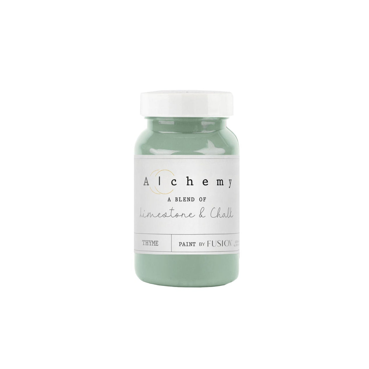Alchemy Limestone and Chalk Furniture Paint by Fusion in Thyme at Home Smith 